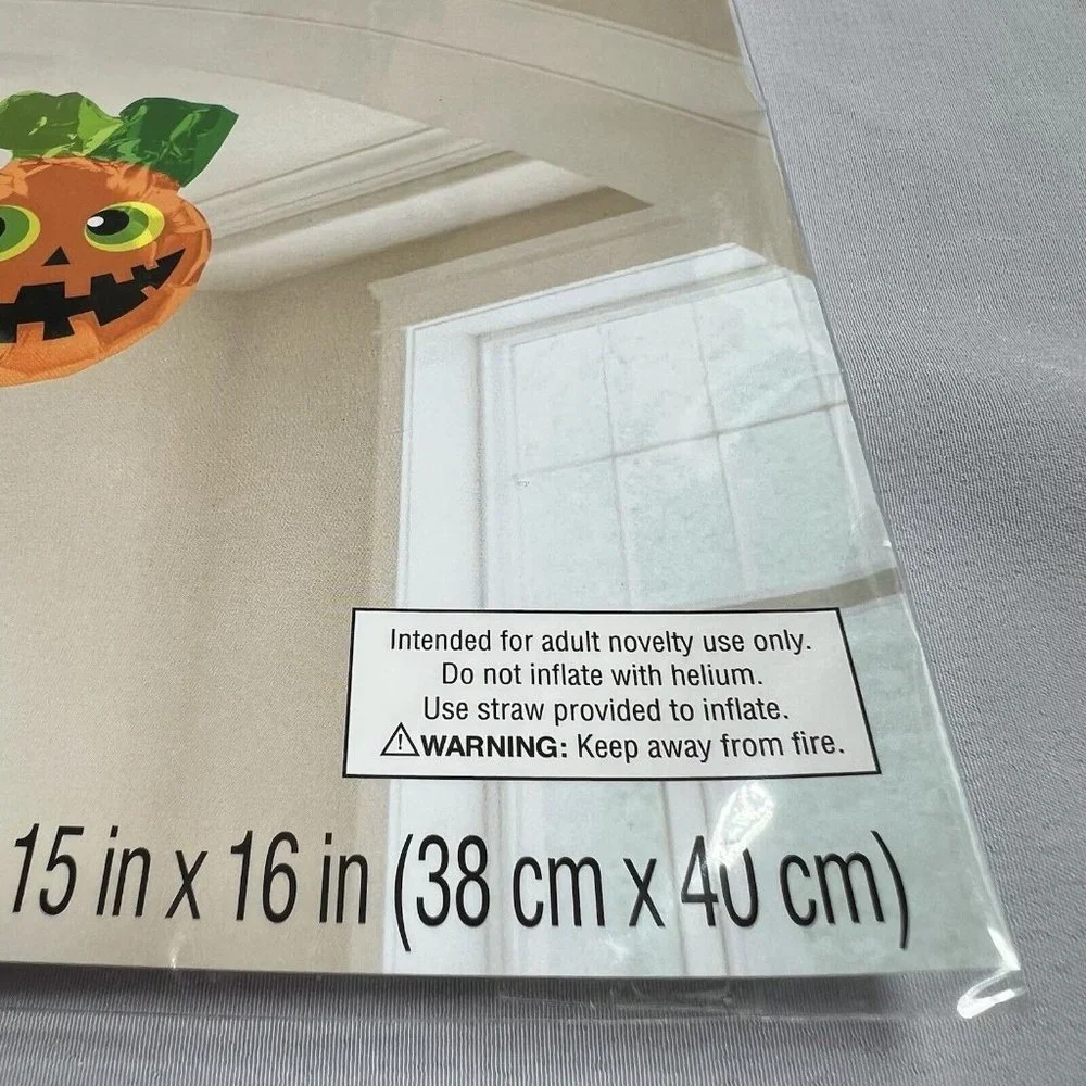 Inflatable Halloween Triple Pumpkin Headband Hat Unisex Costume Fall Festival